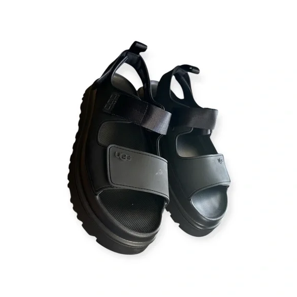 UGG Women's Goldenglow Sandals Black - Picture 4 of 7